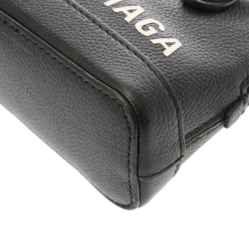 BALENCIAGA Ville Top Handle Black Leather Handbag - Picture 7 of 9